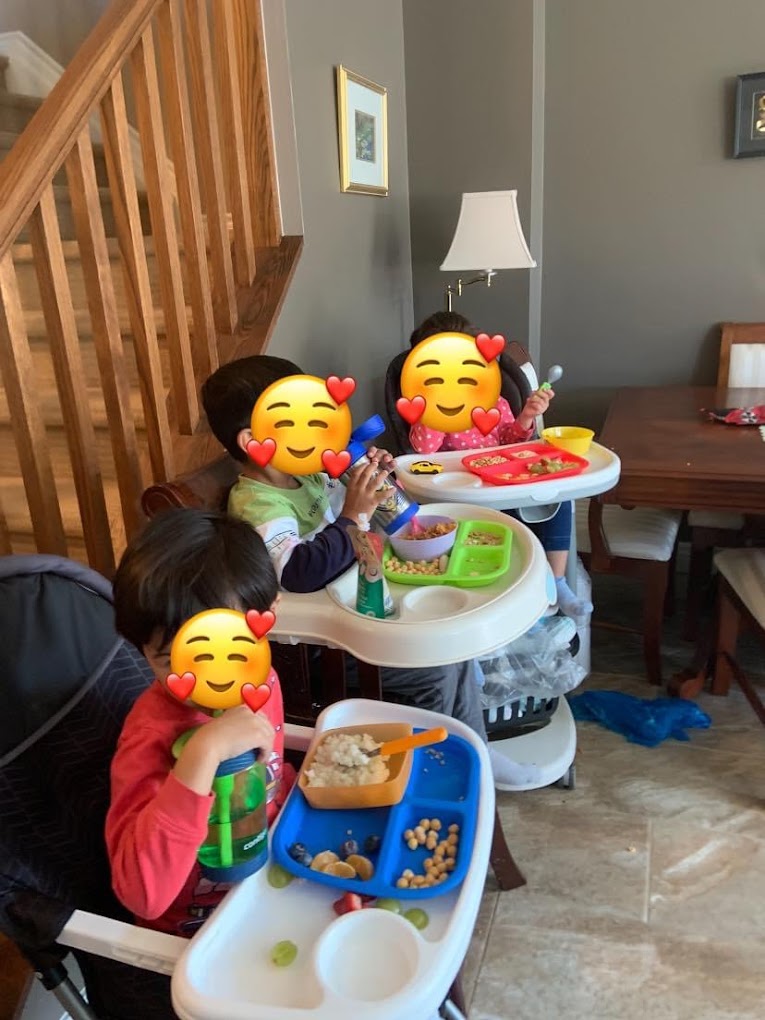 Early learning activities at licensed home daycare